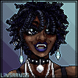 Lineless Pixel Portrait